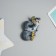 Magnet Polystone "Dark Snake with Coins" MIX 6.5x3.8x2 cm