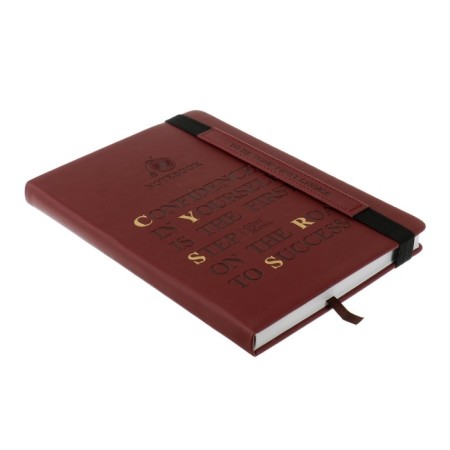 Diary of a low -up a5, 140 sheets in a cage, elastic band, leatherette cover, mix-1
