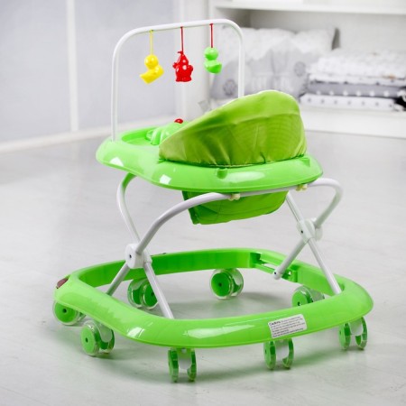 Walks "Little Driver C", 8 forces. wheels, muses., green-3