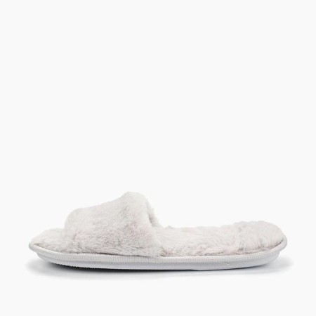 Slippers # 4 women, size 37, gray color-4