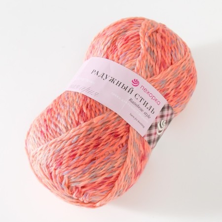 Yarn "Rainbow style" 25% wool, 75% pan 200m/100g (1137 m)-1