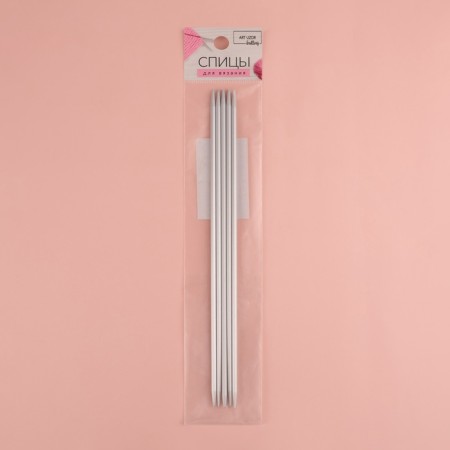 Knitting knitting needles, hosiery, with Teflon coating, D = 3 mm, 20 cm, 5 pcs-3