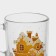 New Year's glass tea gingerbread mug, 200 ml