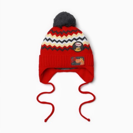 Children's hat, red color, size 44