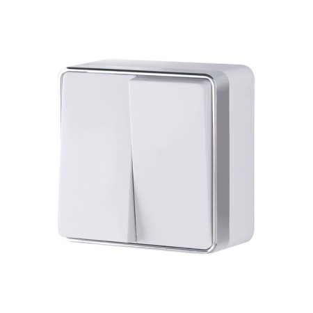 Two-clavy Gallant WL15-03-01-WHITE switch, white color