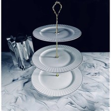 Three -tier launcher Lenardi Marzipan Grey