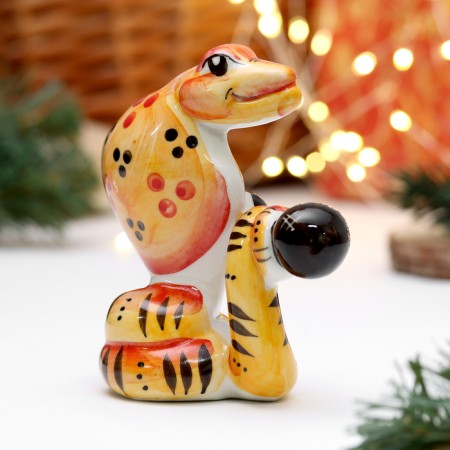 Souvenir "Snake Athlet", 11 cm, porcelain-2