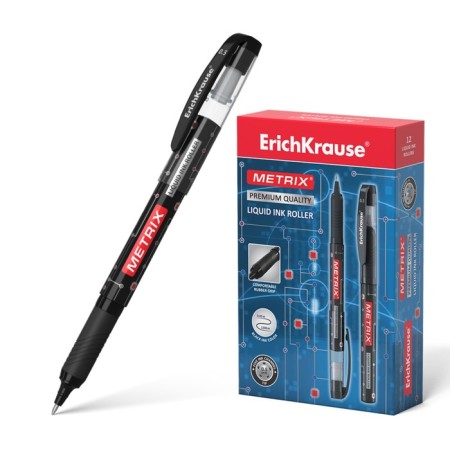Erich Krause Metrix-roller, node 0.5, black ink, letter length of 1200 meters