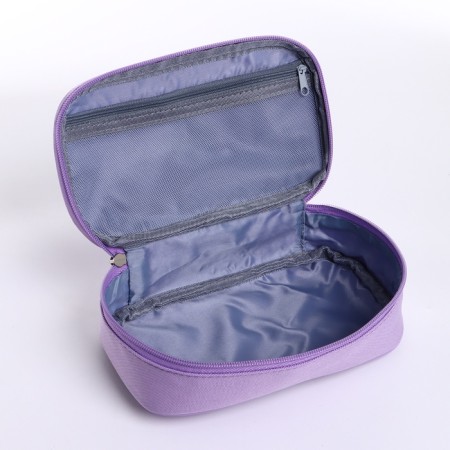 Style cosmetic bag, 21.8*12.5*6, lightning department, lilac-2