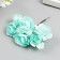 Flowers for decorating "tea roses" 1 bouquet = 6 colors 9.5 cm mint