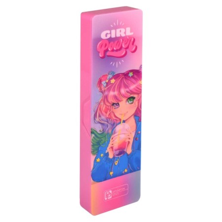 Penal Plastic case 55*200*25 Phoenix "Pink Girl" Girl Rose 65339
