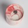 Ceramic glass with embossing, "flowers", 10 x 10 cm