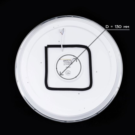 Smart Citilux lamp CL703A80G, 59x59x8.5 cm, 1x80W, LED, Gray color.-29