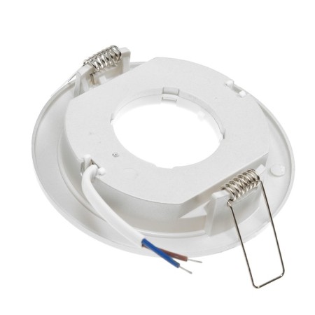 Builtrous lamp Ecola 5355, GX53, IP20, 220 V, 25x106 mm, round, silver-2