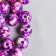 Beads for creativity plastic "Marble. Violet" d = 1.2 cm set 20 g