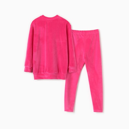 Kidsa (sweatshirt, leggings) KAFTAN PLUSHY R.30 (98-104), fuchsia-10
