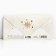 Money envelope "Happy New Year", pearls, embossing, 16.5 x 8 cm, New Year