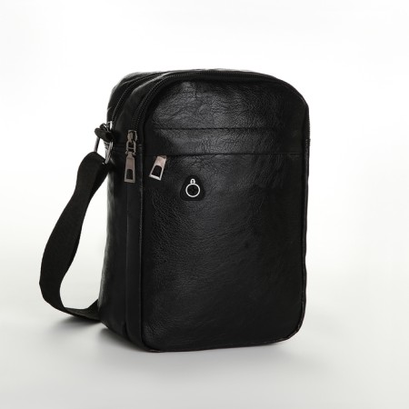 Male bag, black color