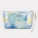 Cosmetic bag with lightning, blue color