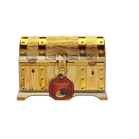 New Year. Chocolate sweets "become rich", in a chest, 140 g-1