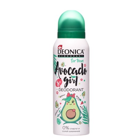 Deodorant Children's Deonica Avocado Girl, Peppy, 125 ml-1