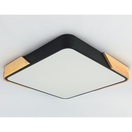 LED ceiling LED Ambrella Light, Design, FZ1317, LED, 45 W, 3375LUM, 5000K, Black Color, Light Wood-2