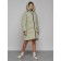 Coat insulated winter female, size 42, color light green