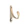 Furniture hook Cappio Standart, one -rod, gold