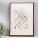 Photo frame Plastic "Mira" 25x35 cm beech with gold (plastic screen)