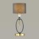 Santiago table lamp, E27, 1x60W, Antique brass color, black
