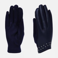 Gloves are female, dimensionless, without insulation, blue color