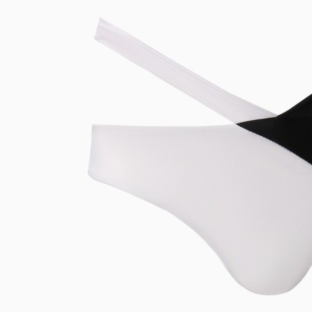 Separate swimsuit, white/black color, size 48-9