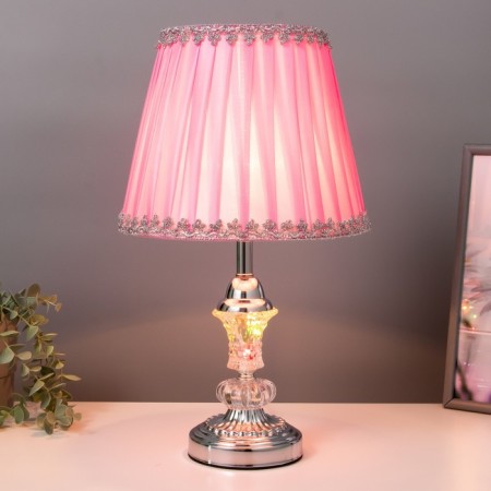 HELP LAM E27 220V "Pink pastille" bottom with backlight 42x25x25 cm Risalux-1