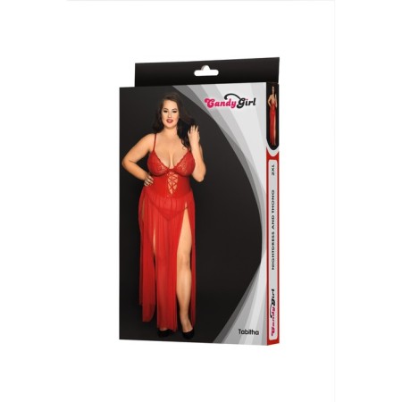 Candy Girl Tabitha: combination, thongs, 2xl, red color-2