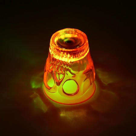 Halloween's backlight LED 1W from LR41 batteries Orange 6x5x5cm Risalux-7