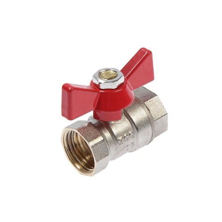 Ballic zein tap, inner/internal thread 1/2, butterfly, nickel -plated brass-1