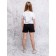 Shorts for a boy, height 152 cm, black color
