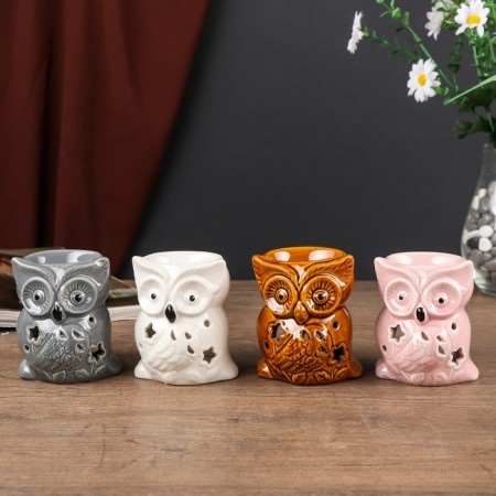 Aroma lamp ceramics "Council" mix 9x7.7x7 cm
