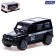 Metal “Police” machine, 1:48, inertia, doors open, black color