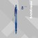 Automatic ballpoint handle XR-30, node 0.7 mm, rubber holder, letter line length 1000 meters, blue ink blue