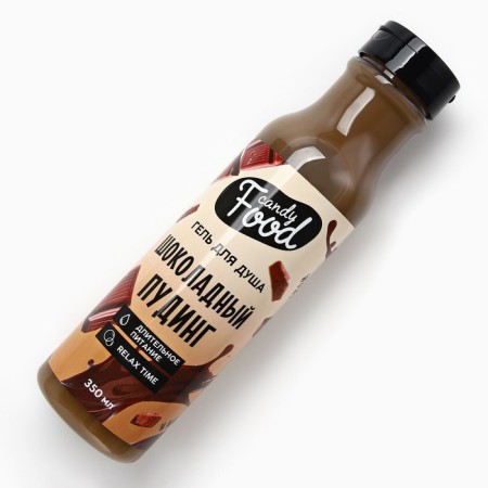 Shower gel, 350 ml, aroma of chocolate pudding, Candy Food-2