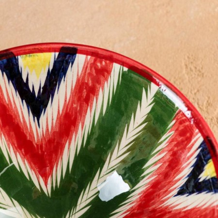 Rishtan Ceramics "Atlas" 15 cm, small, multi -colored ceramics-4