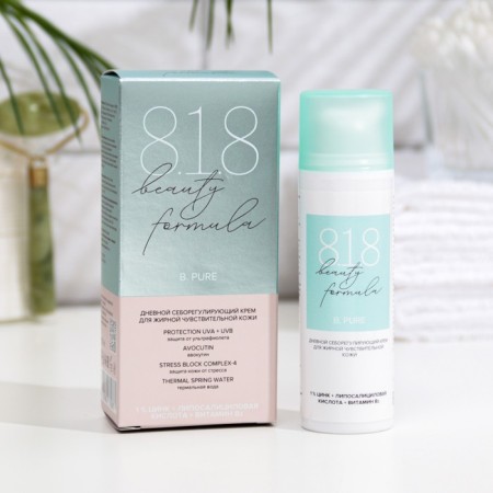 Daytime cream for oily sensitive skin 818 Beauty Formula Estiqe, 50 ml