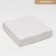Box for pie, white, 23 x 23 x 5 cm