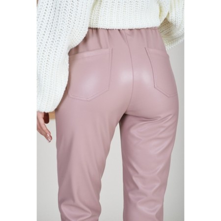 Women's pants on elastic band Eliseeva Olesya, size 54, pink color-2