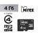 MIREX MICROSD memory card, 4 GB, SDHC, class 4