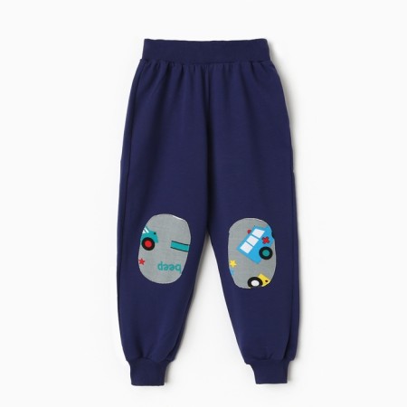 Set for a boy (sweatshirt, trousers), gray color, height 86 cm-2