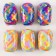 A set of decorative color tapes, length 10 m, set 6 pcs.