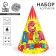 Paper cap “Happy Birthday!”, Serpantine, set 6 pcs., 16 cm