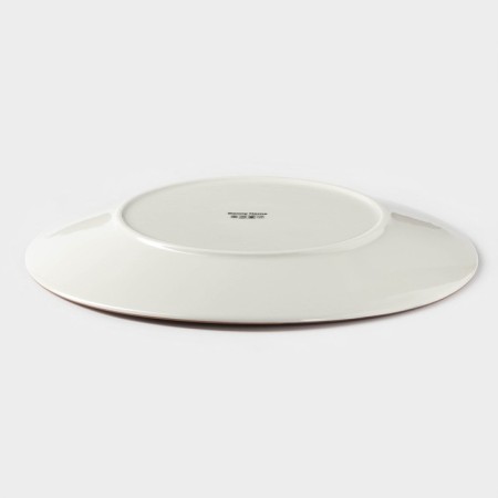 Ceramic dining “temptation”, d = 26.5 cm, gray color-2